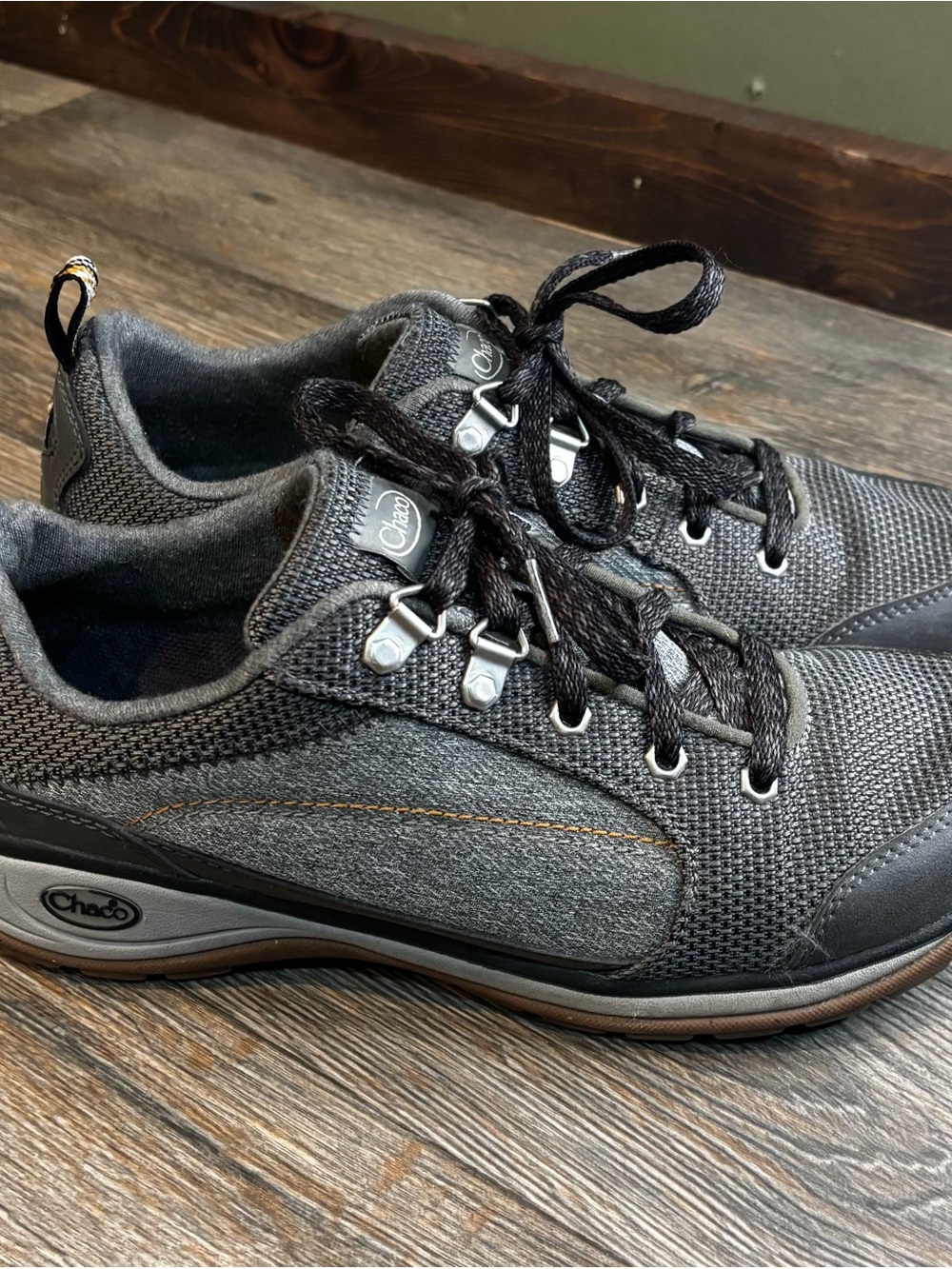 Chaco Kanarra Women’s Gray Lace-Up Casual Sneakers